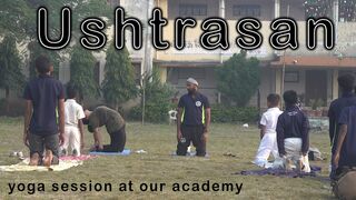 Ushtrasan | Yoga therapist Nikita Rathi taking yoga classes at our academy