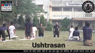 Ushtrasan | Yoga therapist Nikita Rathi taking yoga classes at our academy