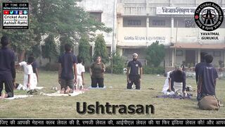 Ushtrasan | Yoga therapist Nikita Rathi taking yoga classes at our academy