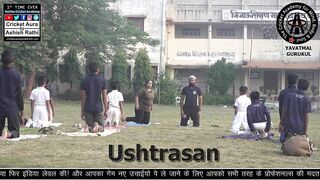 Ushtrasan | Yoga therapist Nikita Rathi taking yoga classes at our academy