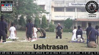 Ushtrasan | Yoga therapist Nikita Rathi taking yoga classes at our academy