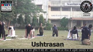 Ushtrasan | Yoga therapist Nikita Rathi taking yoga classes at our academy