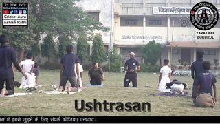 Ushtrasan | Yoga therapist Nikita Rathi taking yoga classes at our academy