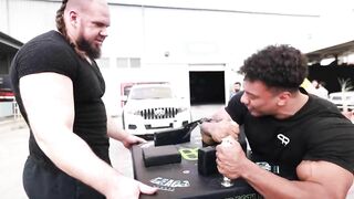 ARM WRESTLING TRUCK PULL CHALLENGE