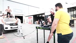 ARM WRESTLING TRUCK PULL CHALLENGE