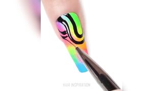 COLORFUL NAILS ART TUTORIAL | New Nail Art Ideas Compilation