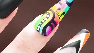 COLORFUL NAILS ART TUTORIAL | New Nail Art Ideas Compilation