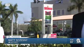 Gas prices well over $4 at many gas stations in Palm Beach County