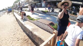 Beach Walking Tour 2022 / Bikini Beach / Didim Turkey [4K UHD]