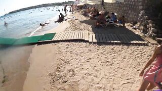 Beach Walking Tour 2022 / Bikini Beach / Didim Turkey [4K UHD]