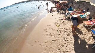 Beach Walking Tour 2022 / Bikini Beach / Didim Turkey [4K UHD]