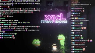 xQc ends his stream with an advice to be aware on social platform such as TikToks