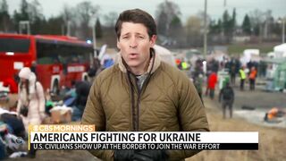 Americans travel to Ukraine to help Ukrainians defend against Russia