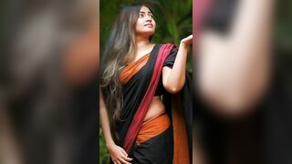 Chinese models/Saree blouse/saree kuchu/hot saree