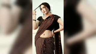 Chinese models/Saree blouse/saree kuchu/hot saree