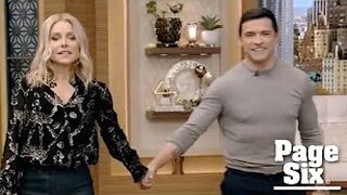 Kelly Ripa and Mark Consuelos show the weird way they hold hands | Page Six Celebrity News