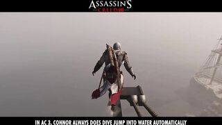 Evolution of Jumping Into Water In Assassin's Creed Games (2007-2021)