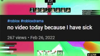 Roblox YouTuber FAKES CANCER FOR VIEWS..