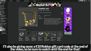 How to get the GOLDLIKA: OOF (+GIVEAWAY!) | Roblox