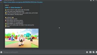 BEWARE OF HACKERS in Clicker Simulator (Roblox) Discord Server! Beware of Scammers in Clicker Sim!