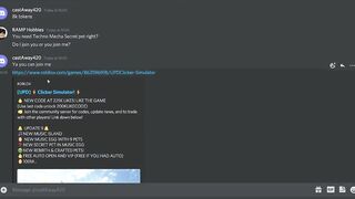 BEWARE OF HACKERS in Clicker Simulator (Roblox) Discord Server! Beware of Scammers in Clicker Sim!