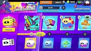 All Season 11 BRAWL PASS REWARDS on 0 TROPHY Account - Brawl Stars (concept)