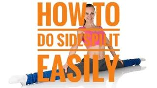 Easy way to do sidespilit || stretching | hipopening | yogapritam