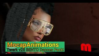 MocapAnimations Twerk v25 BENTO Dances Pack!