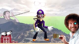 Yakuza Lost Judgment - Long Drill on the Beach | Waluigi Dancing Animation