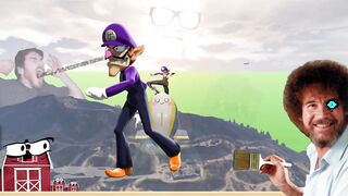 Yakuza Lost Judgment - Long Drill on the Beach | Waluigi Dancing Animation