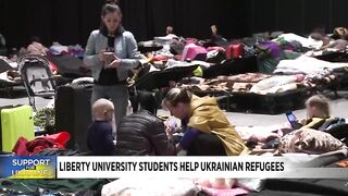 Liberty University students travel to Romania to help Ukrainian refugees