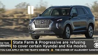 State Farm, Progressive refusing to cover certain Hyundai, Kia models