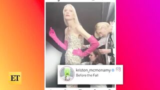 Model Kristen McMenamy FALLS on Paris Runway