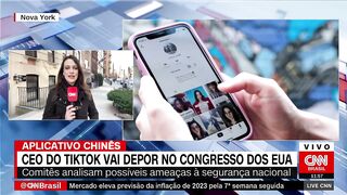 CEO do TikTok testemunhará perante Congresso dos EUA em março | LIVE CNN