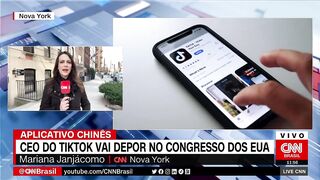 CEO do TikTok testemunhará perante Congresso dos EUA em março | LIVE CNN