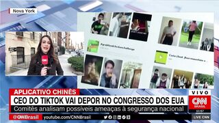 CEO do TikTok testemunhará perante Congresso dos EUA em março | LIVE CNN