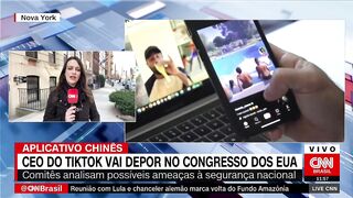 CEO do TikTok testemunhará perante Congresso dos EUA em março | LIVE CNN