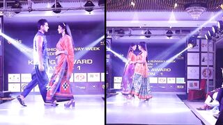 The models Hub presents ODISHA FASHION RUNWAY WEEK EDITION-1 and KALINGA AWARD 2023. powered by Evos