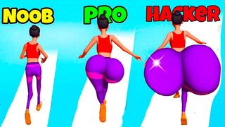 NOOB vs PRO vs HACKER in Twerk Race 3d Game