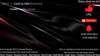 FAST X Trailer Music Version - THE FAST & THE FURIOUS 10