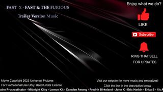 FAST X Trailer Music Version - THE FAST & THE FURIOUS 10