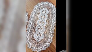 //Wow//???? 15 ????gorgeous lace tablecloths models ⚡⚡Tığişi dantel modelleri