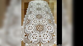 //Wow//???? 15 ????gorgeous lace tablecloths models ⚡⚡Tığişi dantel modelleri