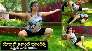 Keerthy Suresh Latest Yoga Workouts | Keerthy Suresh Yoga Practice Video | Keerthy Suresh Yoga