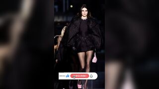 kendall jenner runway at the versace fall winter 2023 models fashion week show ???? #shorts