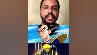 Fusão entre Wolverine e Vegeta #vegeta #wolverine #anime