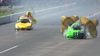 Matt Hagan Wins And JR Todd Goes Kaboom In The Funny Car Final From Gainesville