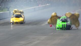 Matt Hagan Wins And JR Todd Goes Kaboom In The Funny Car Final From Gainesville