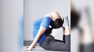 Yoga Reverse body flexibility