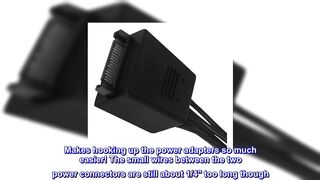 Great product - Silverstone Tek Super Flexible 2-in-1 SATA Power Adapter Cable with Power Stabilizi